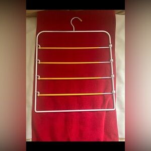 Vintage Metal Plastic Coated 5 Tier Pant/Skirt Hanger